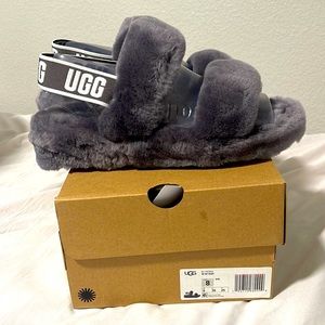 Brand new Women’s Oh Yeah Ugg Sandals color dark gray